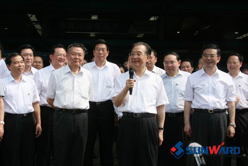 中共中央政治局常委、国务院总理温家宝视察k1体育
