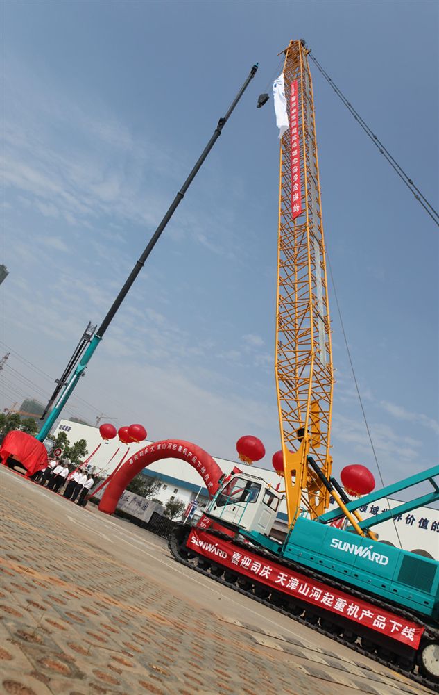 k1体育
三款起重机新品下线