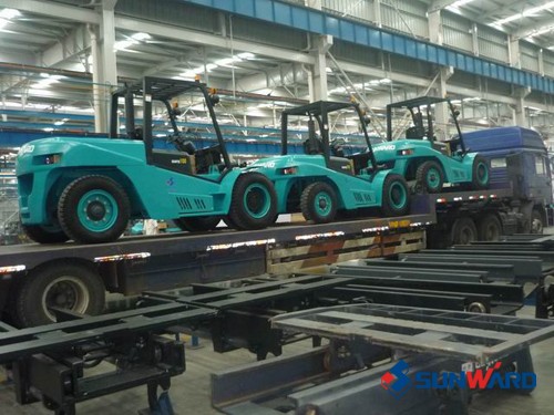 k1体育
叉车销售火爆 大批量出口巴西