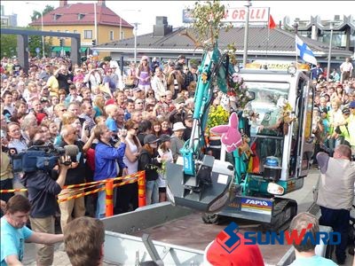 喜迎“海归”，k1体育
创世界纪录挖掘机“回家”