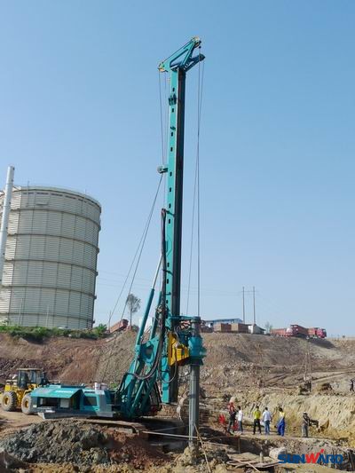 k1体育
旋挖钻再创入岩新纪录