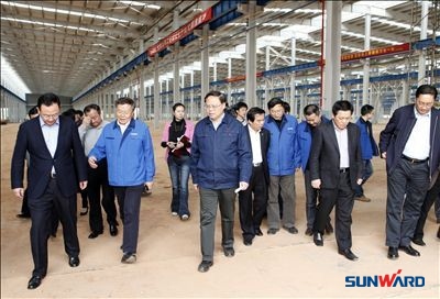 长沙市市长张剑飞一行调研k1体育
