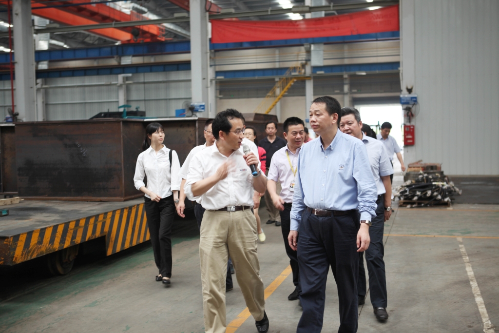 长沙市委常委文树勋一行调研k1体育
