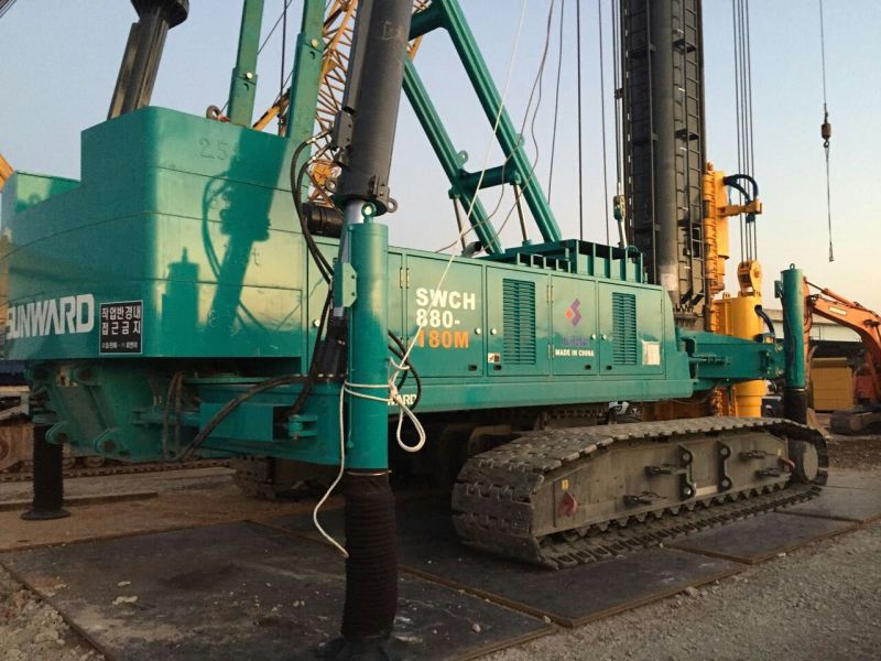 k1体育
SWCH880-180M全液压履带桩机闪亮登陆韩国