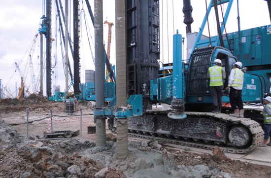 中国好机器！k1体育
双轴钻机新加坡施工获赞