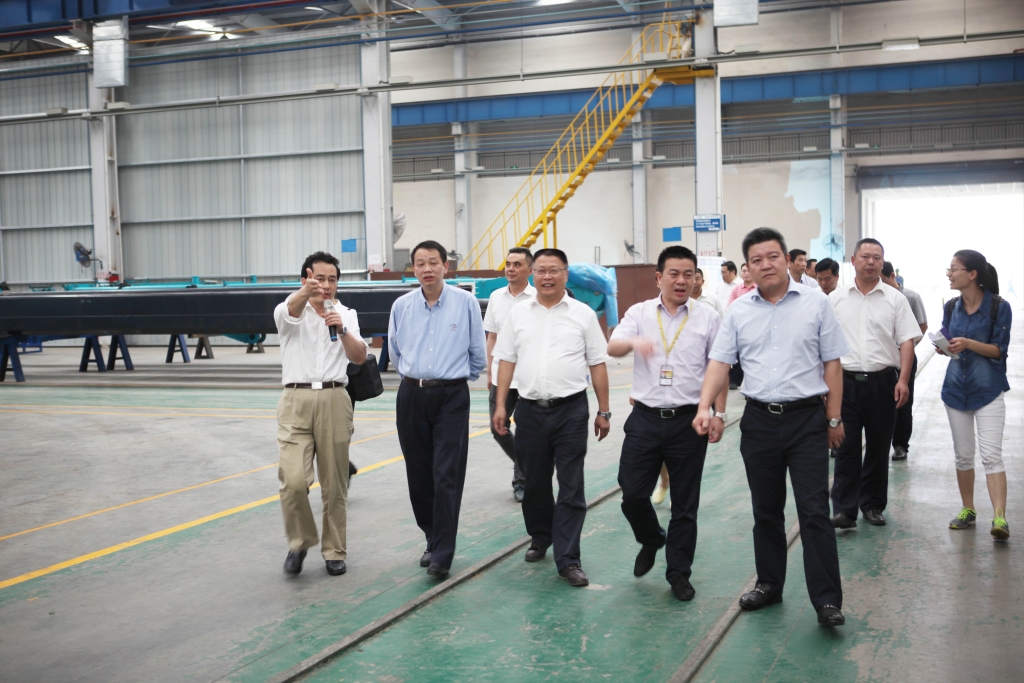 长沙市委常委文树勋一行调研k1体育
