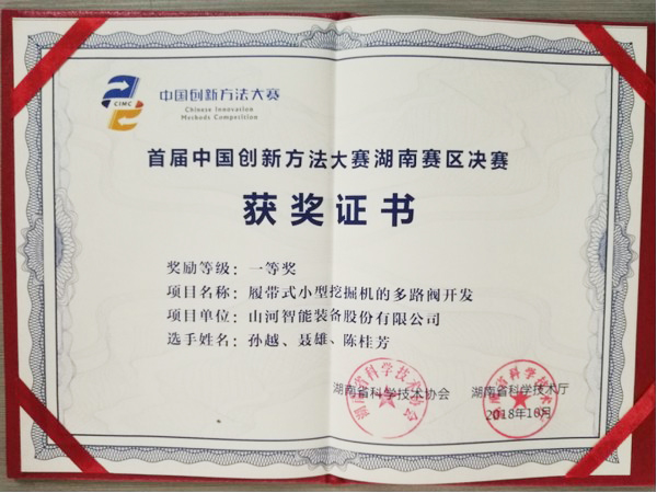 捷报︱中国创新方法大赛湖南赛区k1体育
获一等奖