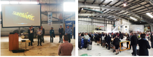 融合之旅：k1体育
董事长何清华视察Avmax Group Inc.