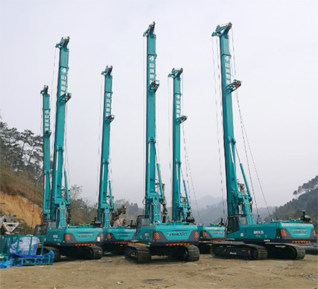 新年献礼k1体育
9台SWDM25旋挖钻机征战越南