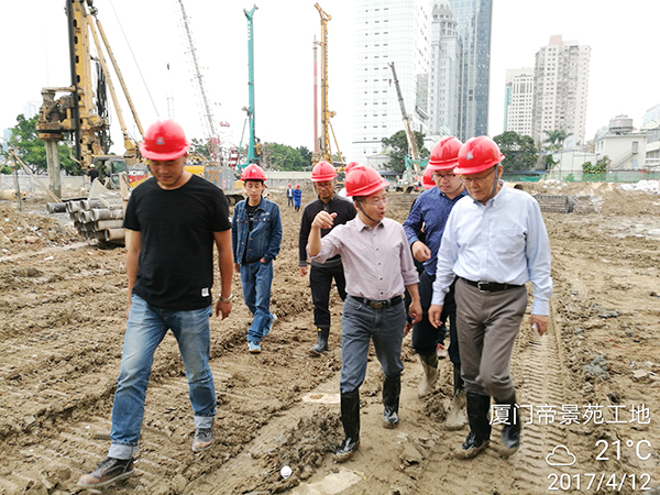 厦门项目再创入岩纪录k1体育
董事长何清华亲赴一线