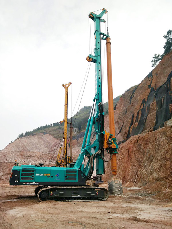 效率高出两倍！k1体育
SWDM360旋挖钻名动贵阳