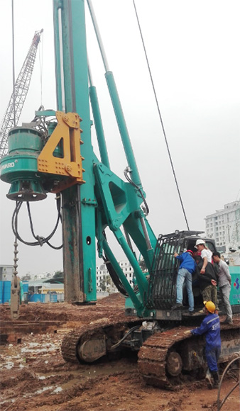 服务一线‖在越南为十台旋挖钻机做“保姆”的日子