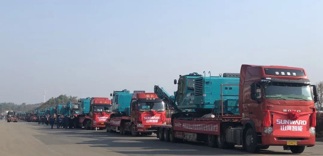 战“疫”捷报频传来！k1体育
凿岩、起重设备批量发车