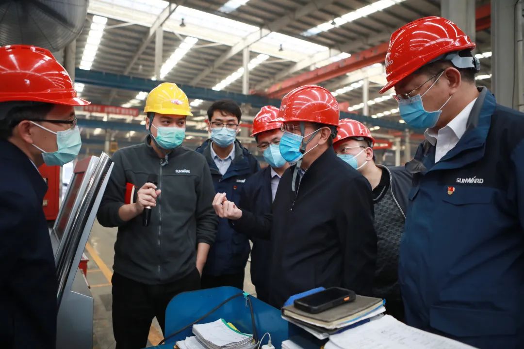 宁夏工信厅副厅长张伟一行调研k1体育
