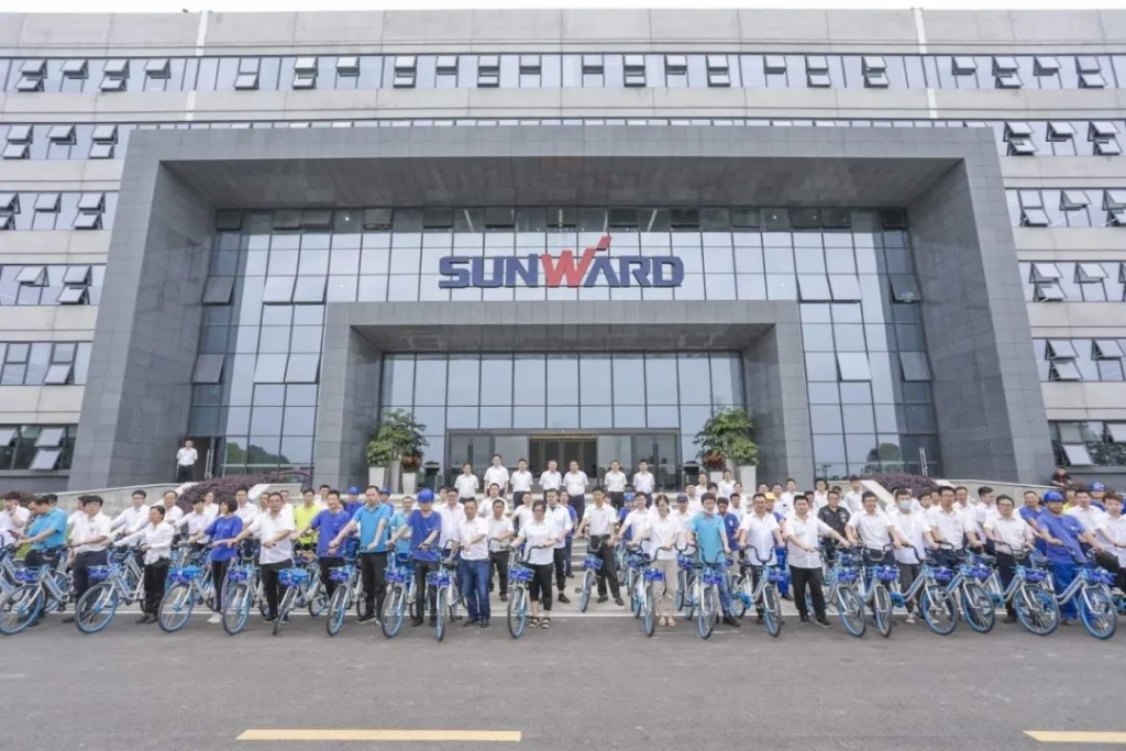 山河工业城开通共享单车 员工通勤绿色便捷