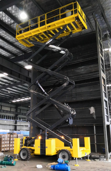 威武！大气！稳定！k1体育
越野剪叉式高空作业平台解客户难题