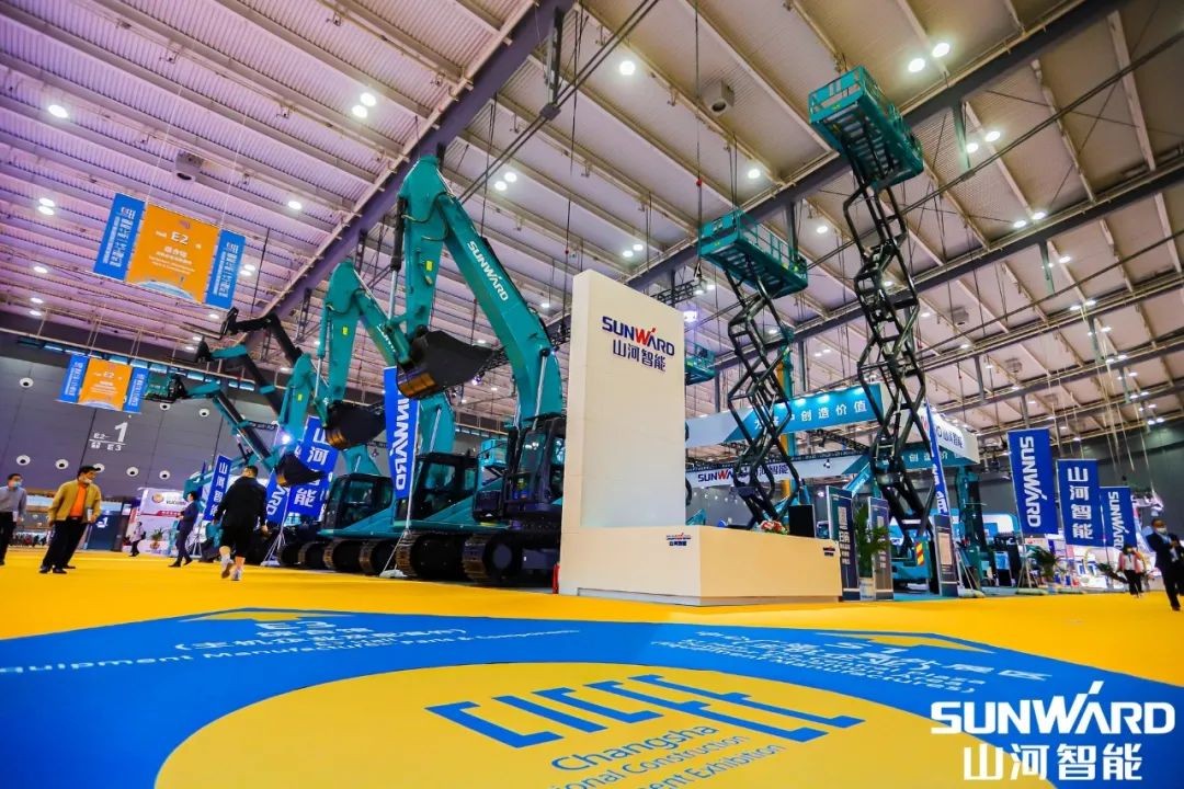 “山河绿”亮相长沙国际工程机械展，50余款产品尽显k1体育
创新实力