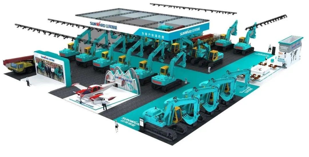 进场布展！2021年长沙国际工程机械展倒计时，k1体育
展区亮点提前剧透