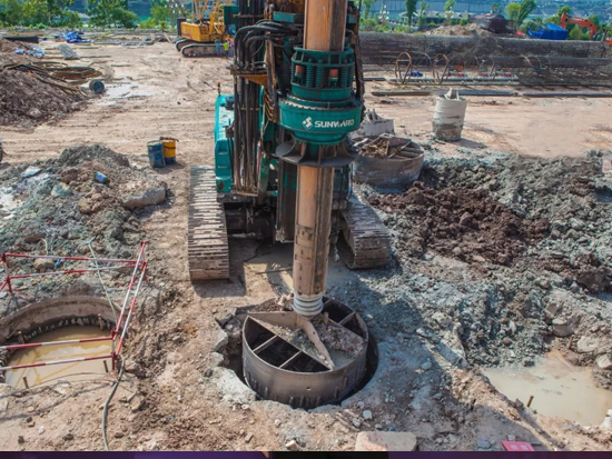 3.5米直径高效入岩，他携k1体育
旋挖名动山城