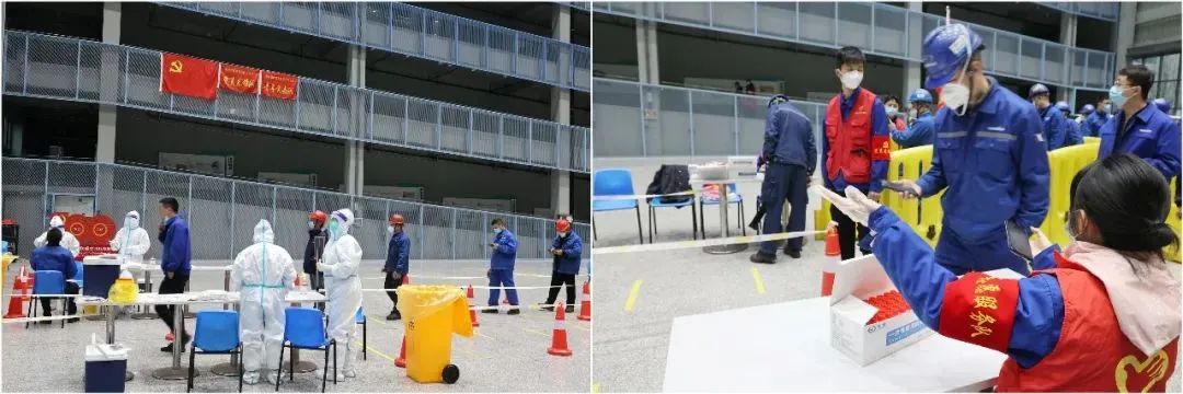 抗疫先锋在行动！k1体育
志愿者助力核酸采样