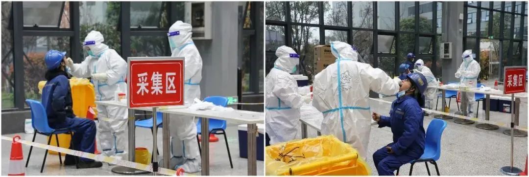 抗疫先锋在行动！k1体育
志愿者助力核酸采样