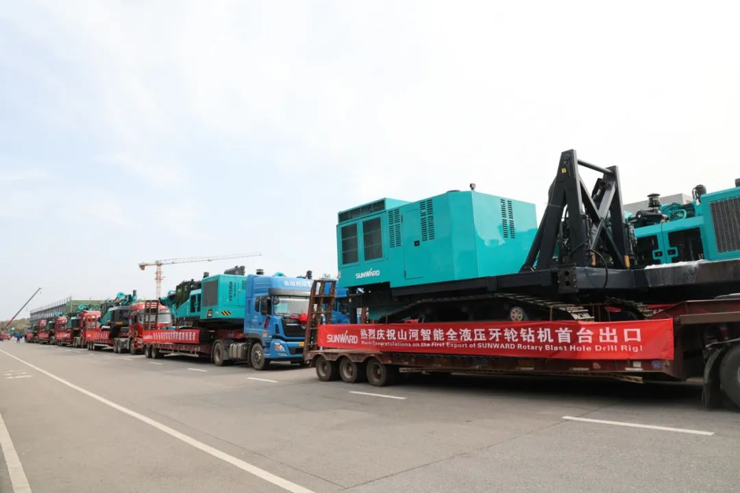 征战全球市场！k1体育
凿岩设备批量发货