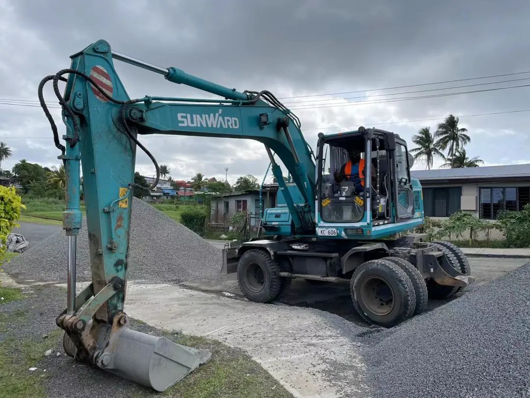 “山河绿”迈向南太平洋岛,k1体育
轮挖助力斐济基础设施建设