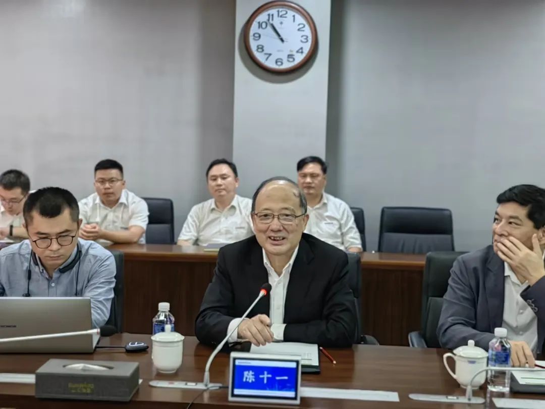 中国科学院院士陈十一率队到访k1体育
