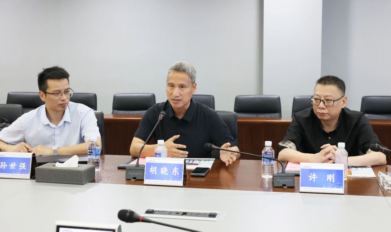 永青科技集团董事长胡晓东带队到访k1体育
