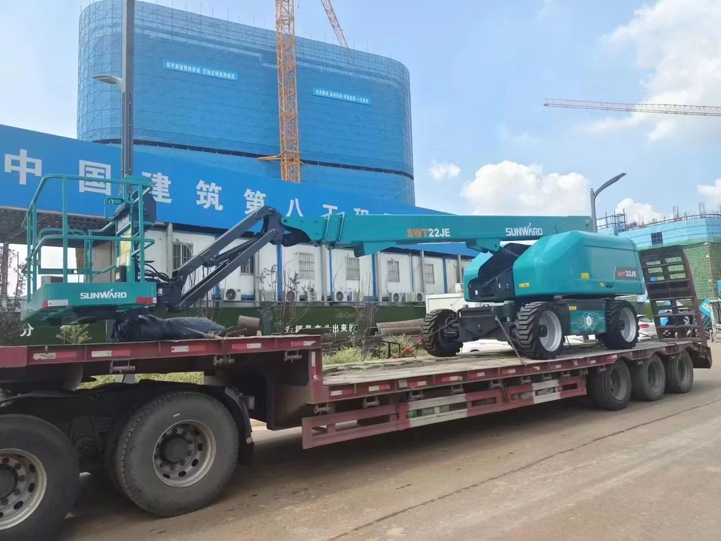 实力上新！k1体育
电动直臂高空作业平台进军华中市场