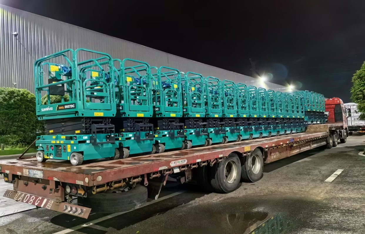 高空机械单日发货创新高!单月海外发货破记录!