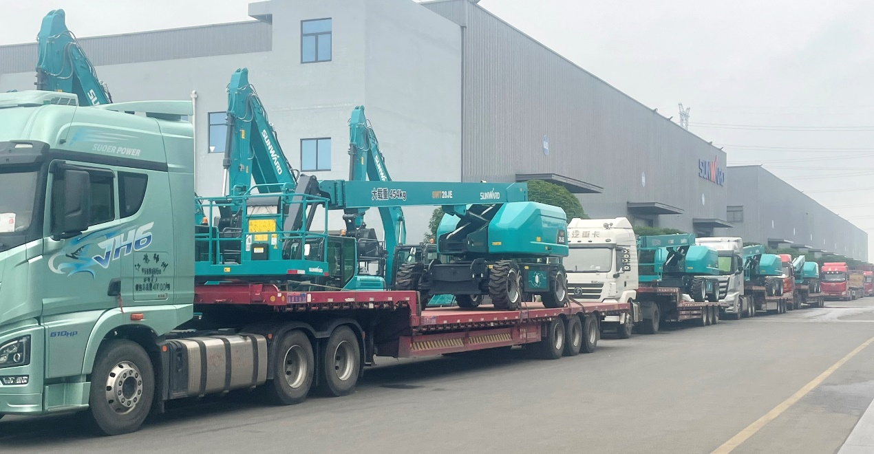 共启合作新纪元！k1体育
SWT28JE电动直臂高空作业平台批量发货华东市场