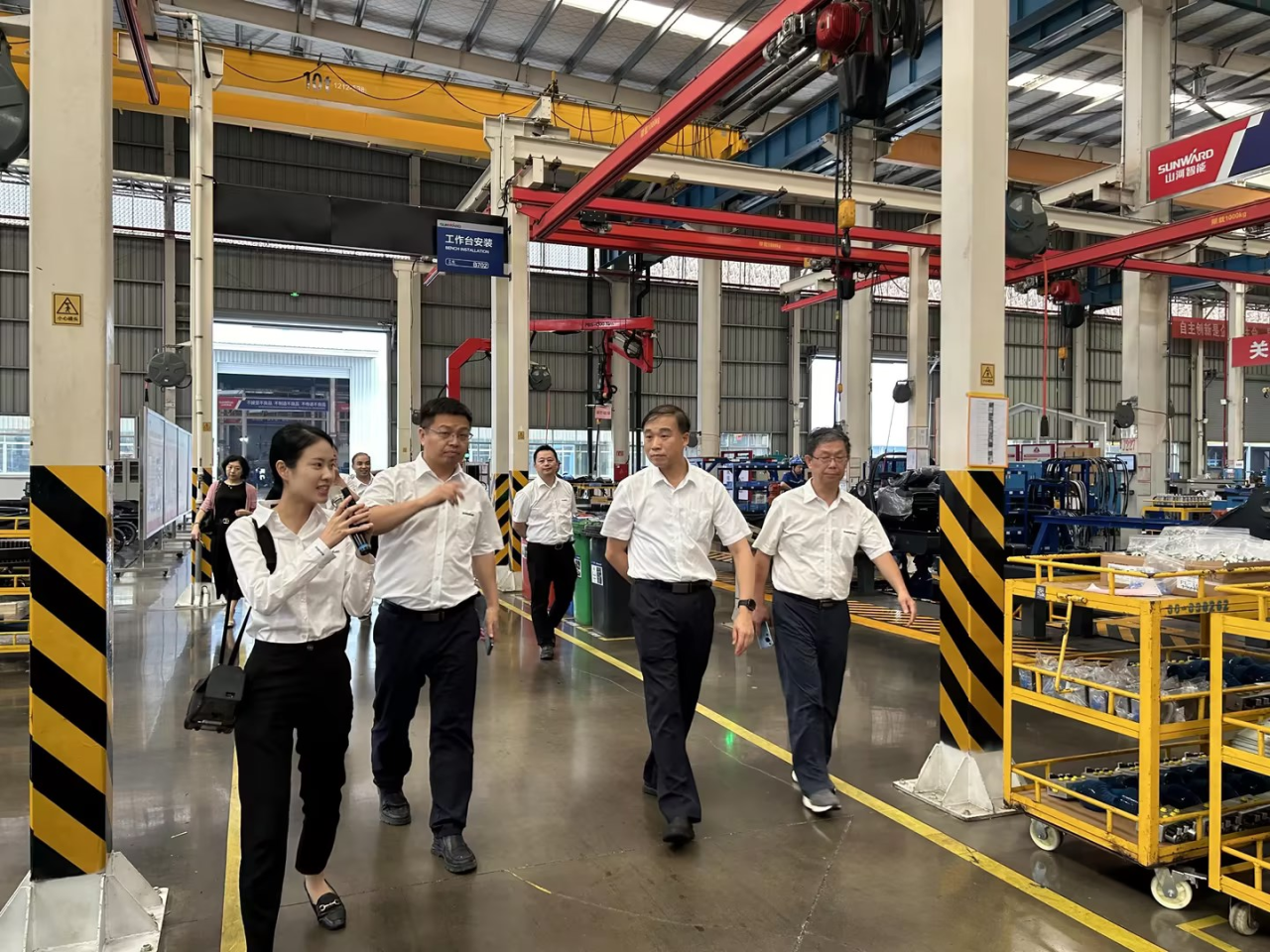 深化交流合作!广州港李明忠副总经理率队莅临k1体育
考察交流!