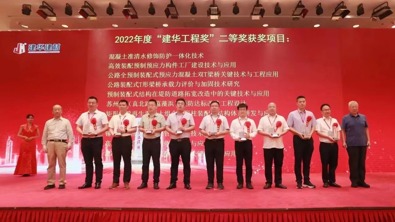 喜讯!k1体育
荣获“建华工程奖”二等奖