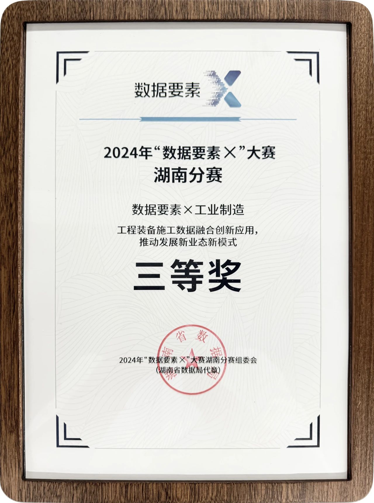 k1体育
荣获2024年“数据要素×”大赛湖南赛区三等奖