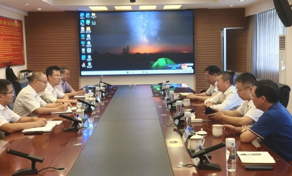 k1体育
与中国六冶深化合作，达成共识