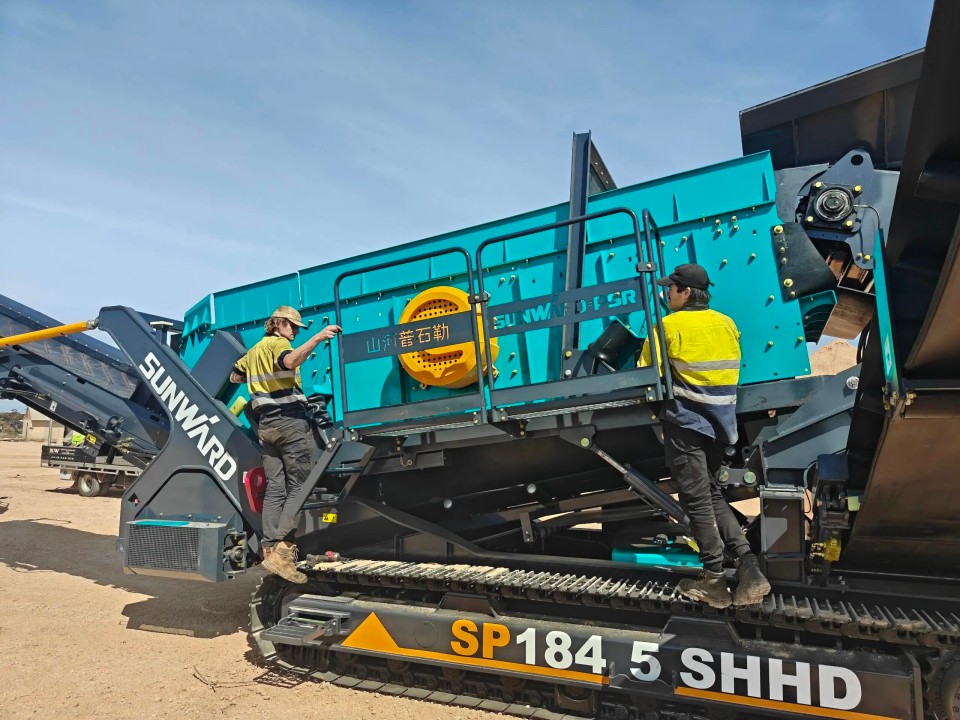 高效环保深受认可!k1体育
破碎筛分设备首进澳洲市场