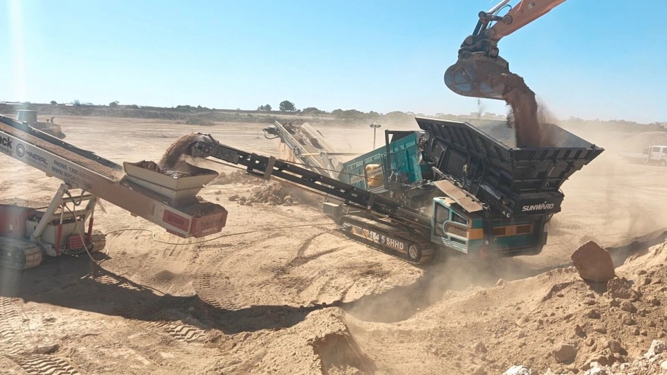 高效环保深受认可!k1体育
破碎筛分设备首进澳洲市场