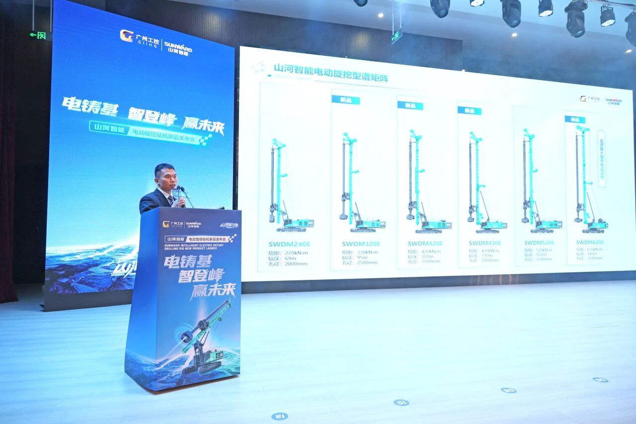 k1体育
举行电动旋挖钻机新品发布会，收获1.2亿元订单